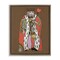 Stupell Industries King Playing Card Motif Framed Floater Canvas Wall Art Design by June Erica Vess